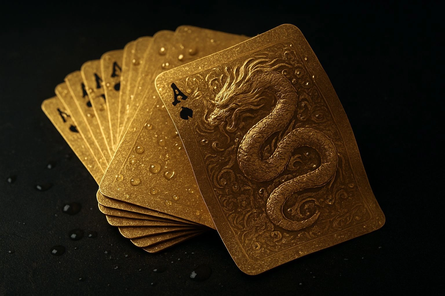 Baralho Premium: Golden Dragon