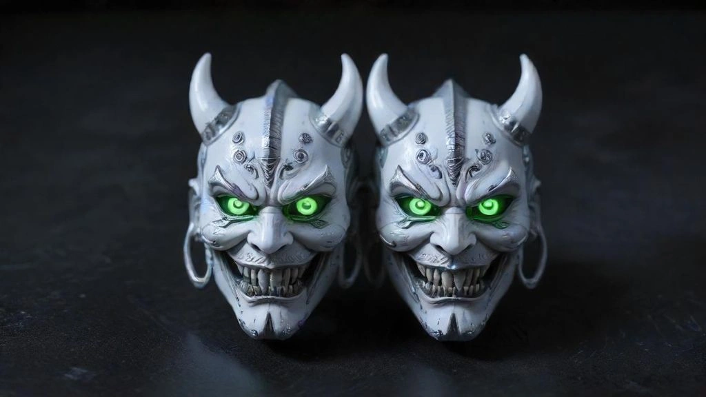 Máscara Hannya: Cyber-Oni